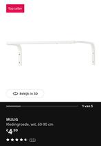 IKEA Mulig Kledingroede, Zo goed als nieuw, Minder dan 25 cm, Minder dan 100 cm, Metaal