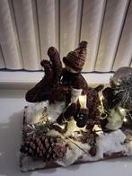 ARRESLEE MET RENDIER OP HOUTENPLANK EN VERLICHTING, Diversen, Kerst, Ophalen, Zo goed als nieuw