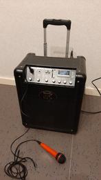 Karaoke set met microfoon en geluidsniveau regeling, Ophalen, Gebruikt, Complete set