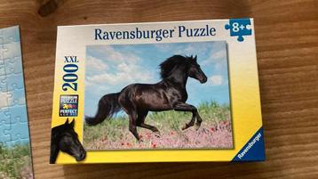 Puzzel paard van Ravensburger 200 stukjes xxl beschikbaar voor biedingen