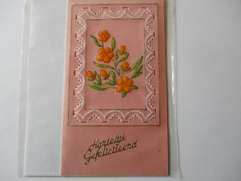 nr 3 pergamano felicitatie kaart, Hobby en Vrije tijd, Kaarten | Zelfgemaakt, Nieuw, Overige thema's, Ophalen of Verzenden