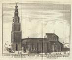 1786 - Groningen - de Gotische Martinikerk, Antiek en Kunst, Kunst | Etsen en Gravures, Ophalen of Verzenden