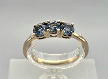 Gouden  Vintage ring met edelstenen toermalijn. 2025/714 beschikbaar voor biedingen