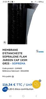 Tot -60%! Dakleer Soprema Sopralene Flam jardin  5x1 m 3.2, Ophalen, Soprema, Nieuw, Wijchen