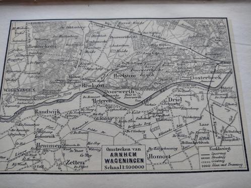 K 11 Arnhem / Wageningen/ Bennekom/ Driel Foto Litho 1887, Antiek en Kunst, Kunst | Litho's en Zeefdrukken, Ophalen of Verzenden