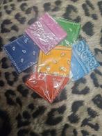 6 Nieuwe Bandana's - Diverse Kleuren, Kleding | Dames, Hoeden en Petten, Hoed, Nieuw, Generic, One size fits all