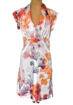 St. Martins jurkje, satijn, oranje, Mt. 38 / M, Kleding | Dames, Jurken, Maat 38/40 (M), Verzenden, Oranje, Zo goed als nieuw
