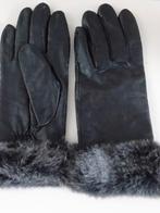 Zwarte zacht leren handschoenen gevoerd - Nieuw!, Ophalen of Verzenden, Nieuw, Maat 38/40 (M), Handschoenen