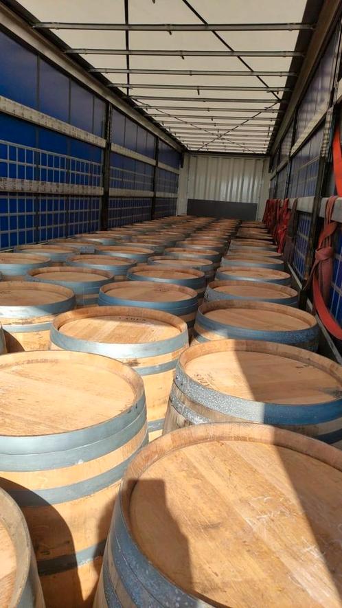 Wijnvaten regenentonnen ijsbad wijnton houtenton houtenregen, Tuin en Terras, Regentonnen, Zo goed als nieuw, Kunststof, 75 tot 150 liter