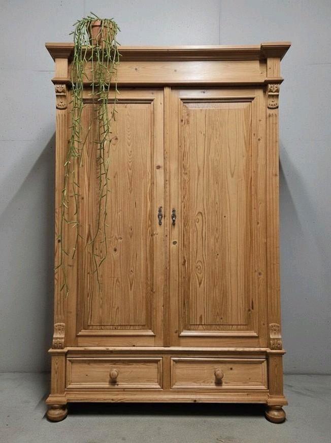 Antieke brocante grenen meidenkast vintage linnenkast kast, Antiek en Kunst, Curiosa en Brocante, Ophalen of Verzenden