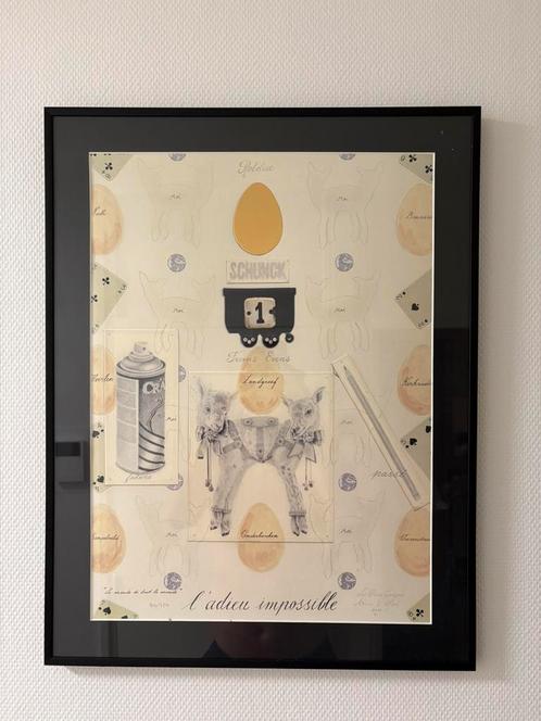 Les Deux Garcons 2013 - L’adieu impossible, Antiek en Kunst, Kunst | Litho's en Zeefdrukken, Ophalen of Verzenden