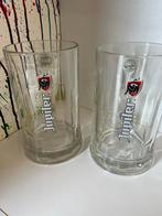Jupiler bierpullen set van 2 glazen, Ophalen of Verzenden, Nieuw, Glas of Glazen, Jupiler