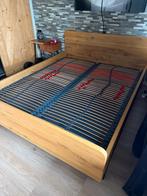 Swiss Sense - Ledikant Pure met verstelbare lattenbodem, Ophalen, Verstelbaar, Bruin, Tweepersoons