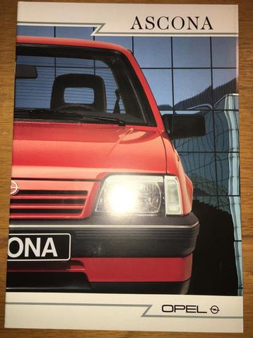 Opel Ascona brochure/folder 1987/1988 met technische specifi beschikbaar voor biedingen