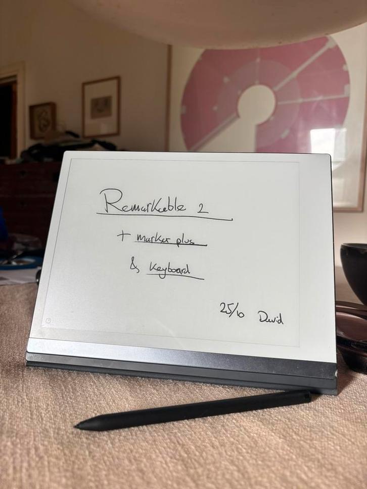 ReMarkable 2 met Marker Plus en Type Folio, Computers en Software, Tekentablets, Zo goed als nieuw, Draadloos, Ophalen of Verzenden