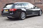 Mercedes-Benz C-klasse Estate 180 Lease Edition '16 LED Clim, Auto's, Leder en Stof, Zwart, Handgeschakeld, 19 km/l