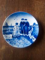 vintage delfsblauw keramiek schilderbord met sjabloon, Ophalen of Verzenden