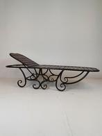 Prachtig Antieke Smeedijzeren Tuin LigBed (italiaans), Ophalen