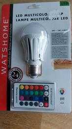 Led Multicolor lamp met afstandsbediening - nieuw in pakket, Led-lamp, Minder dan 30 watt, Nieuw, E27 (groot)