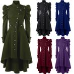 Dames victoriaanse jas (trench coat vrouwen steampunk), Verzenden, Nieuw, Historisch, Kleding
