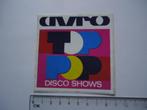 sticker Avro TOPPOP -3 disco show popmuziek band retro== tv, Verzamelen, Verzenden
