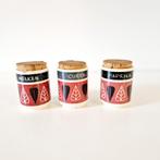 vintage kruidenpotjes west germany jaen 50 kruiden potjes, Ophalen of Verzenden