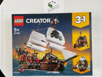 LEGO Creator 3in1 31109 Piratenschip beschikbaar voor biedingen