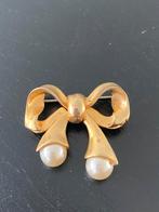 Vintage Franse designers knoopbroche 4x3 cm, Sieraden, Tassen en Uiterlijk, Broches, Ophalen of Verzenden, Zo goed als nieuw, Overige materialen
