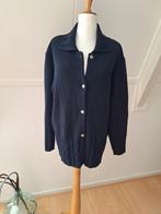 Prachtig donkerblauw wollen vest met knopen, Kleding | Dames, Truien en Vesten, Diem collectie, Blauw, Maat 42/44 (L), Ophalen of Verzenden