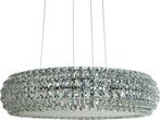 Crystal hanglamp halogeen zeer mooi, Huis en Inrichting, Lampen | Hanglampen, Gebruikt, Ophalen, 75 cm of meer