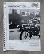 Map met diverse info Fantic Motoren bromfietsen / Brommers, Fietsen en Brommers, Verzenden, Zo goed als nieuw