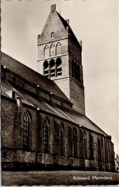 Martinikerk Bolsward - 5 ansichtkaarten, Verzamelen, Ansichtkaarten | Nederland, Ongelopen, Friesland, 1940 tot 1960, Verzenden