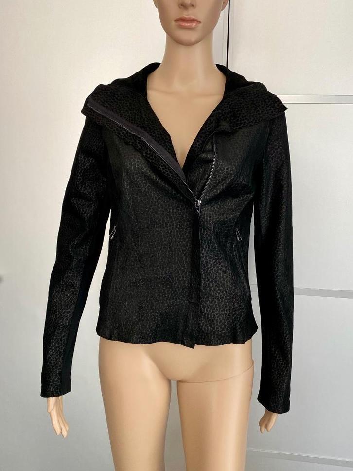 H111 Goosecraft maat S=36 echt-leren jasje bikerjasje jack, Kleding | Dames, Jasjes, Kostuums en Pakken, Zo goed als nieuw, Jasje