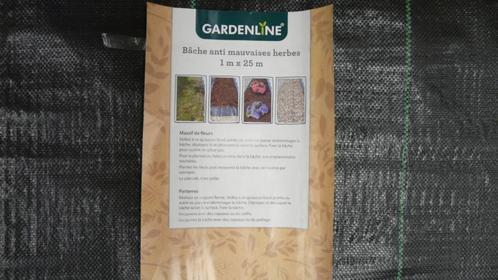 Worteldoek 25 meter op rol, Tuin en Terras, Gras en Kunstgras, Nieuw, 10 tot 20 m², Ophalen