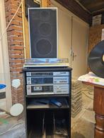 Stereo toren Technics met 2 boxen en kast, Ophalen, Gebruikt, Cassettedeck, Overige merken