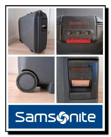 SAMSONITE koffers met wieltjes groot hard zwarte cijferslot beschikbaar voor biedingen