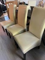 6X beige eettafel stoelen, Huis en Inrichting, Stoelen, Ophalen