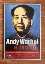 Zeldzame poster affiche Andy Warhol expo Brussel 1999 Mao, Ophalen of Verzenden, A1 t/m A3, Overige onderwerpen, Rechthoekig Staand