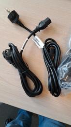 2x Netsnoer / Stroomkabel - Europese Stekker, Ophalen of Verzenden, Zo goed als nieuw
