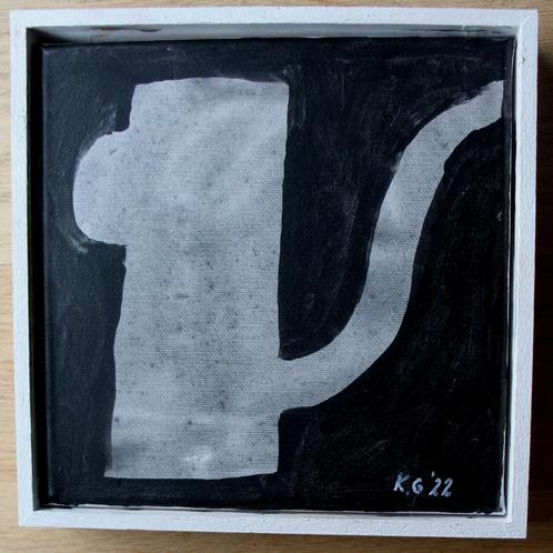 Klaas Gubbels - Ingelijste olieverf op doek - 2022, Antiek en Kunst, Kunst | Schilderijen | Modern, Ophalen of Verzenden