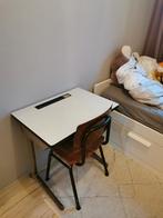 Kinder bureautje+stoeltje vintage/retro!! (Marko), Ophalen, Gebruikt, Tafel(s) en Stoel(en)