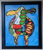 Olieverfschilderij Peter Diem., Antiek en Kunst, Ophalen of Verzenden