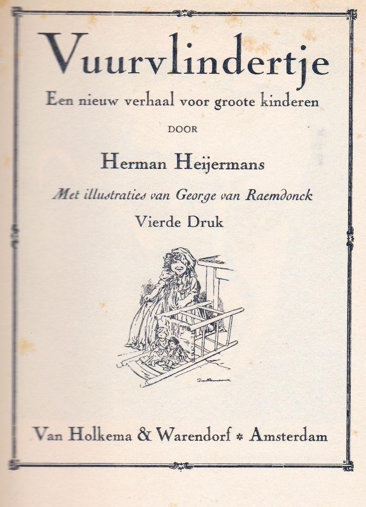 Heijermans, Herman - Vuurvlindertje (1930), Ophalen of Verzenden