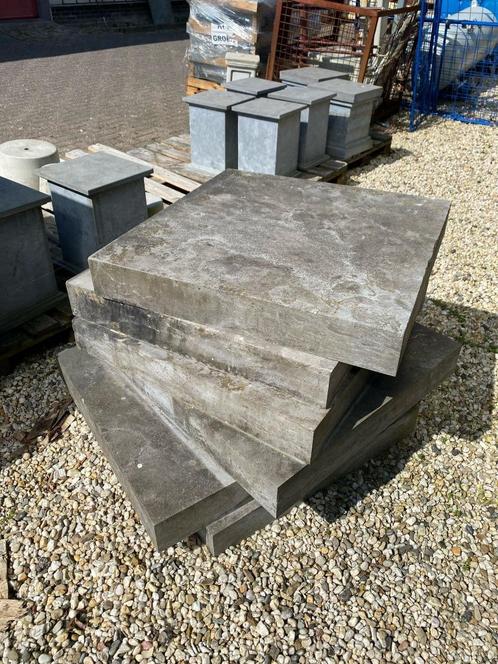 Betonnen platen van 70 x 70 x 10 cm, Tuin en Terras, Tegels en Klinkers, Zo goed als nieuw, Overige typen, Beton, Minder dan 5 m²