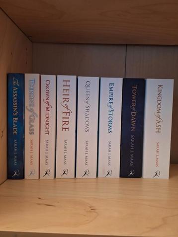 Throne of glass out of print hele serie Sarah J Maas boeken beschikbaar voor biedingen