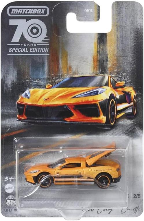 Matchbox: 70 Years Special Edition Diecast: 2020 Chevy Corve, Kinderen en Baby's, Speelgoed | Speelgoedvoertuigen, Nieuw, Ophalen of Verzenden