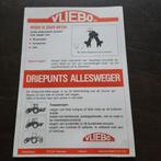 Vliebo Driepunts Allesweger, Ophalen of Verzenden, Gelezen