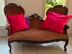 Biedermeier bankje, Huis en Inrichting, Banken | Sofa's en Chaises Longues, Ophalen, Gebruikt, Tweepersoons, 75 tot 100 cm
