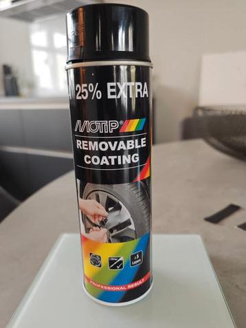 Motip Verwijderbare Coating Zwart Glans 500ml beschikbaar voor biedingen