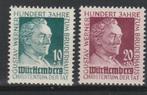 Wurttemberg no 47/48  Postfris, Postzegels en Munten, Postzegels | Europa | Duitsland, Ophalen of Verzenden, Duitse Keizerrijk